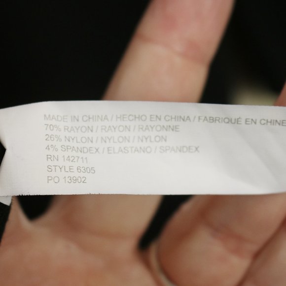 Eloquii Womens Shift Shirt Dress Half Ruffle Sleeve Solid Black Size 14 XL - Picture 5 of 8